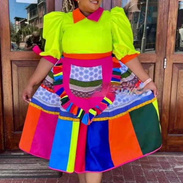 Multi colour koti dress